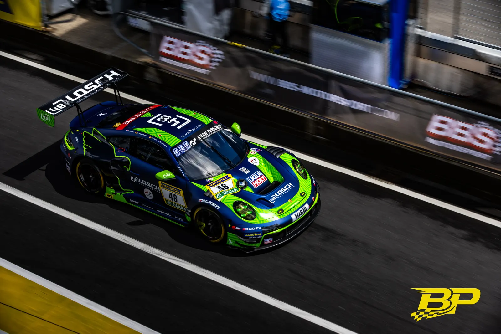 LOSCH Motorsport by BLACK FALCON during 24H NBR at Nurburgring, Germany, motorsport photography by Batuhan Pehlivan