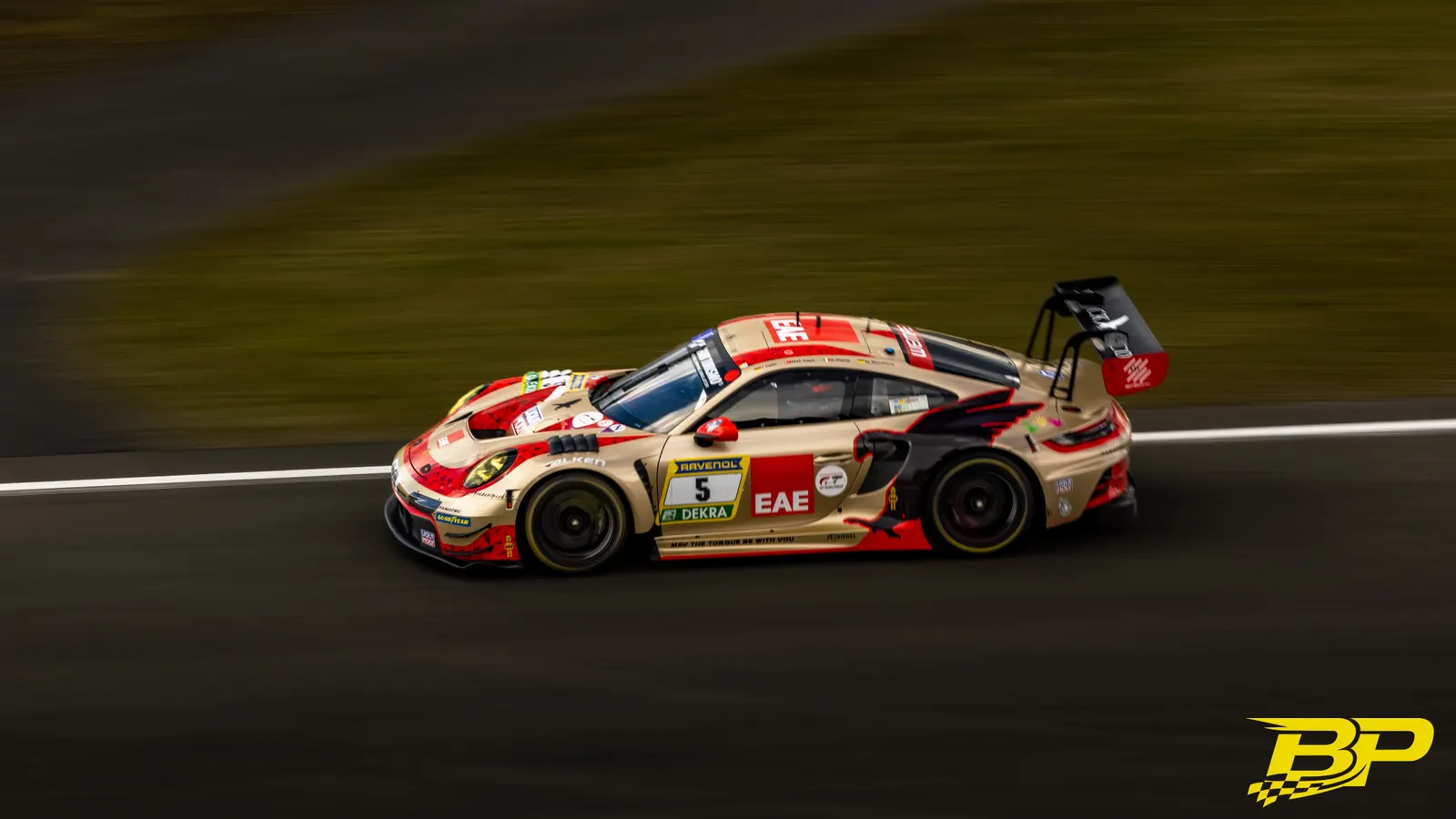 BLACK FALCON Team EAE during 24H Nürburgring 2026 at Nurburgring, Germany, motorsport photography by Batuhan Pehlivan