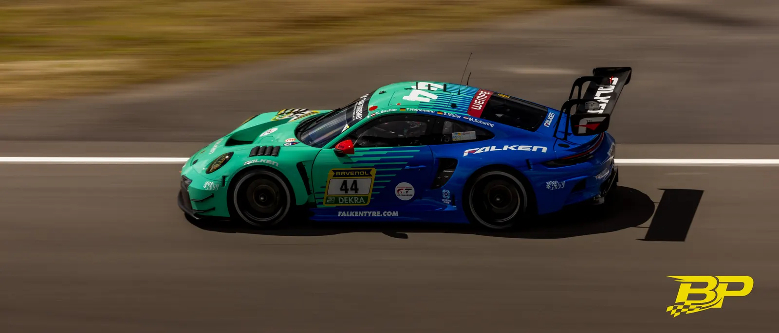 Falken Motorsports during 24H NBR at Nurburgring, Germany, motorsport photography by Batuhan Pehlivan
