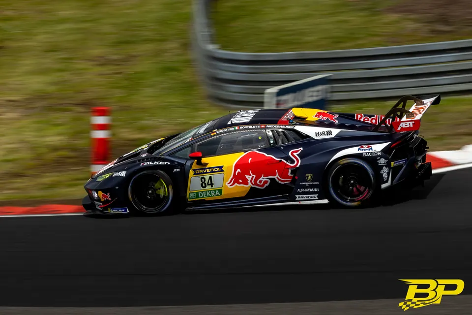 Red Bull Team ABT during 24H Nürburgring 2026 at Nurburgring, Germany, motorsport photography by Batuhan Pehlivan