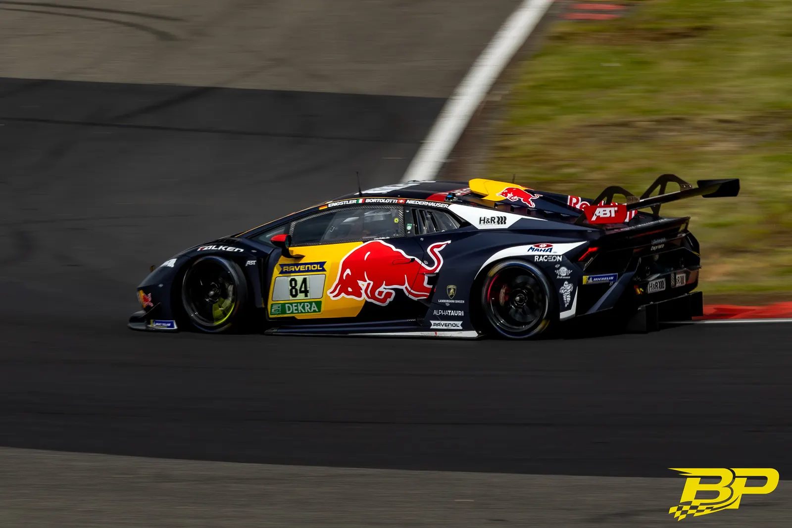 Red Bull Team ABT during 24H Nürburgring 2026 at Nurburgring, Germany, motorsport photography by Batuhan Pehlivan