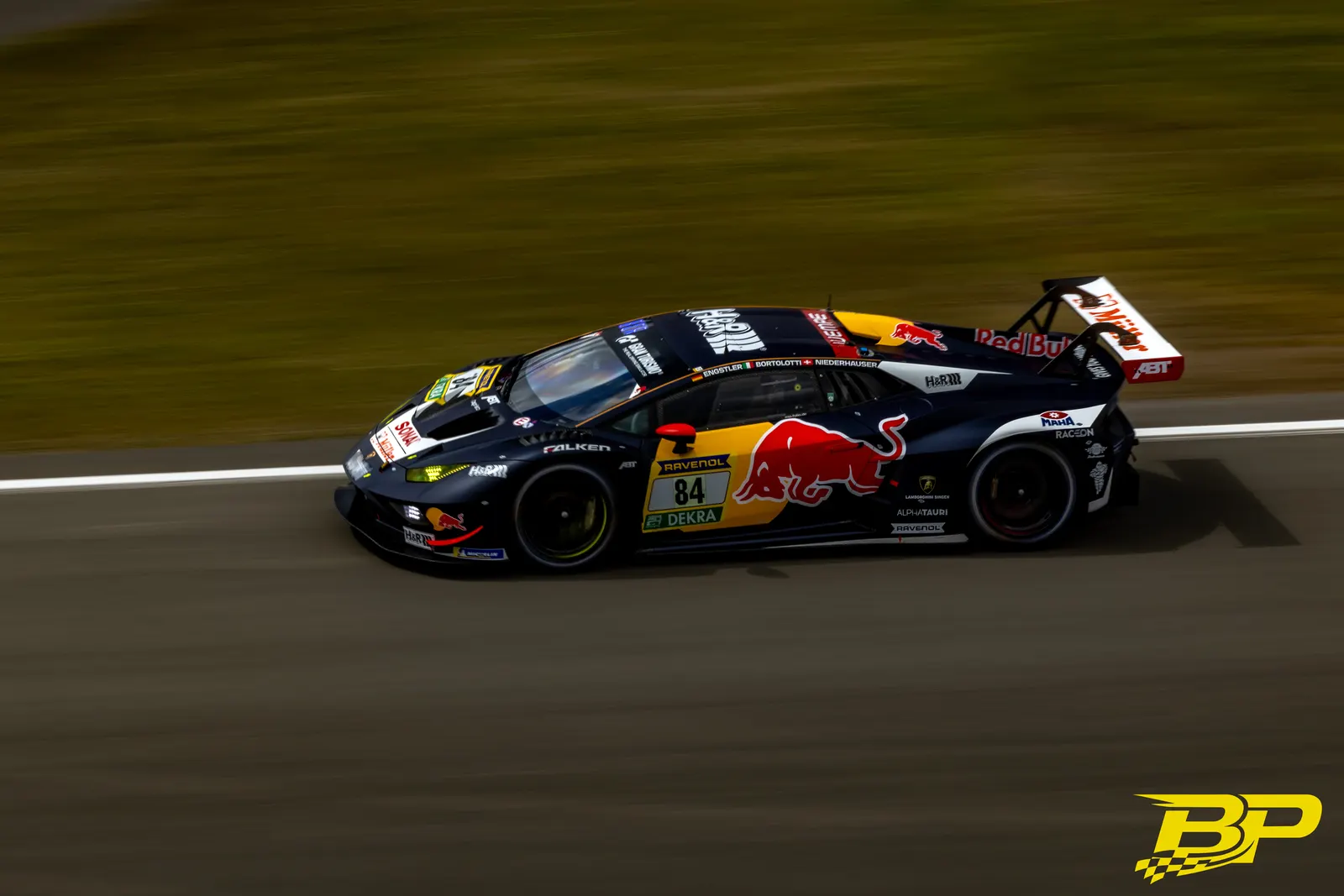 Red Bull Team ABT during 24H Nürburgring 2026 at Nurburgring, Germany, motorsport photography by Batuhan Pehlivan