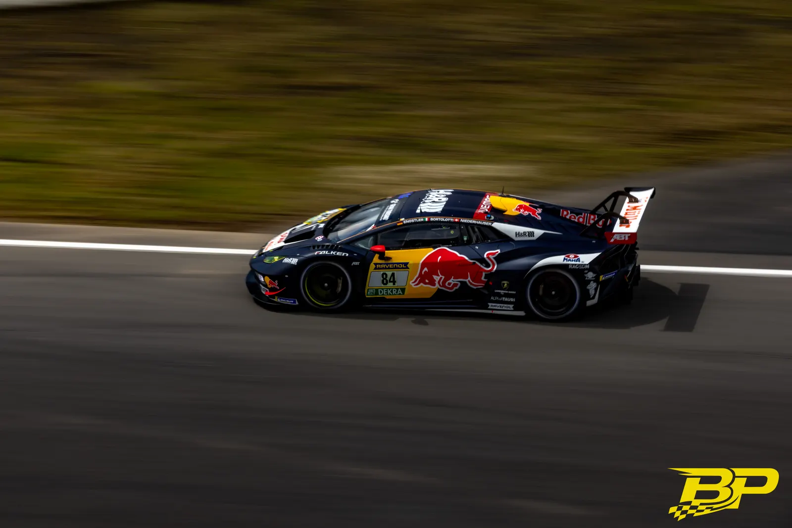 Red Bull Team ABT during 24H Nürburgring 2026 at Nurburgring, Germany, motorsport photography by Batuhan Pehlivan