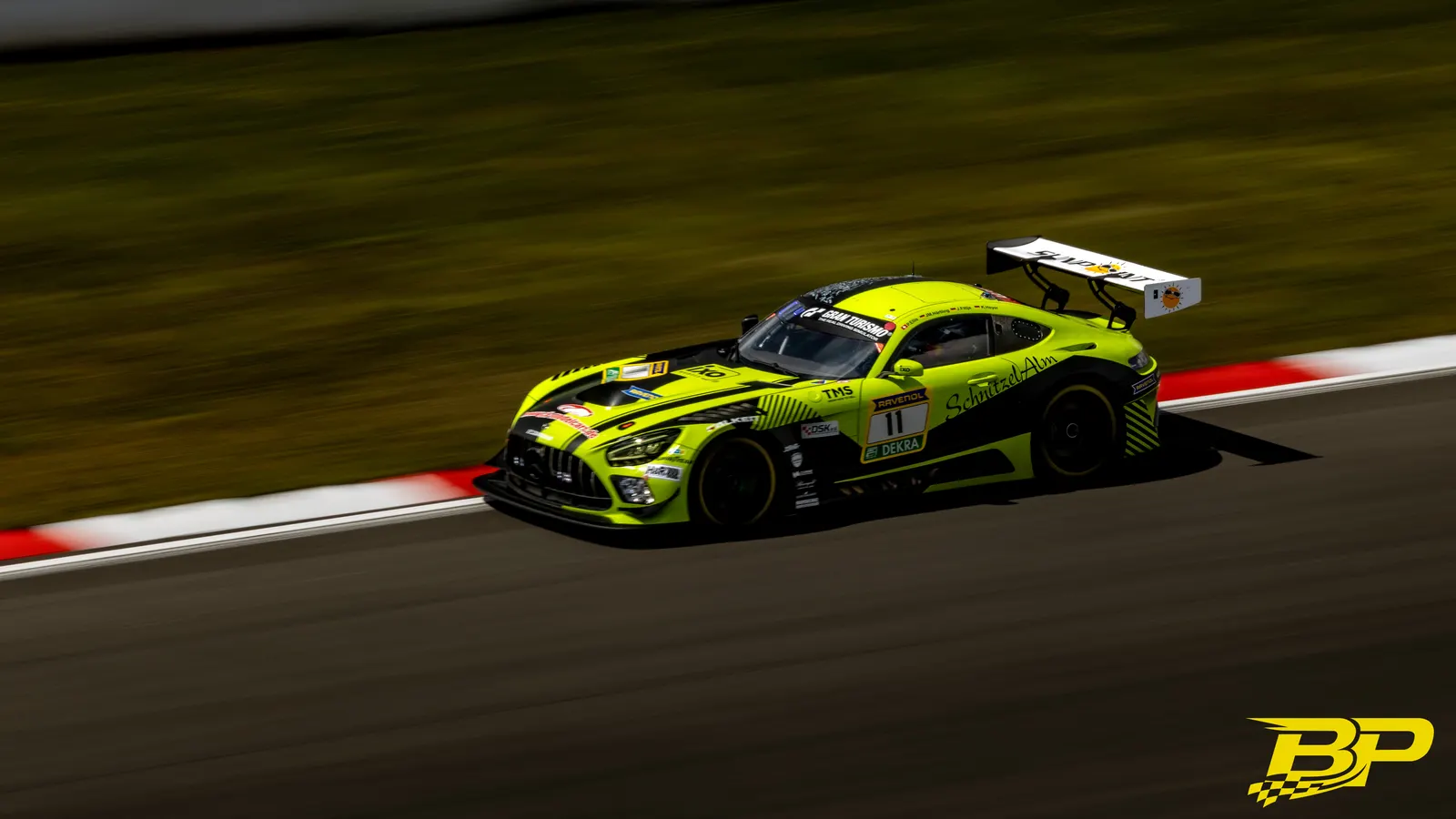 SR Motorsport by Schnitzelalm during 24H Nürburgring 2026 at Nurburgring, Germany, motorsport photography by Batuhan Pehlivan