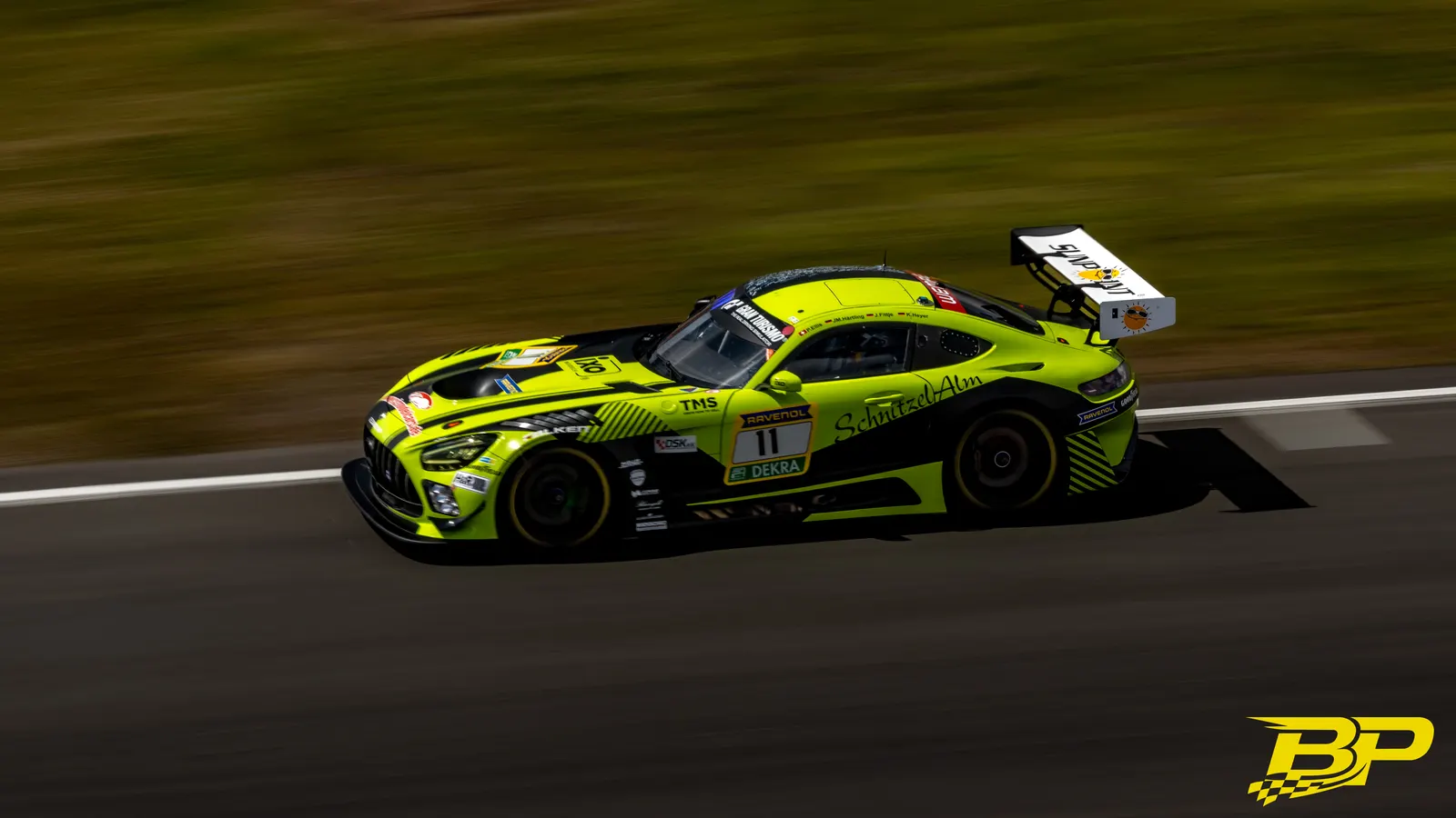 SR Motorsport by Schnitzelalm during 24H Nürburgring 2026 at Nurburgring, Germany, motorsport photography by Batuhan Pehlivan