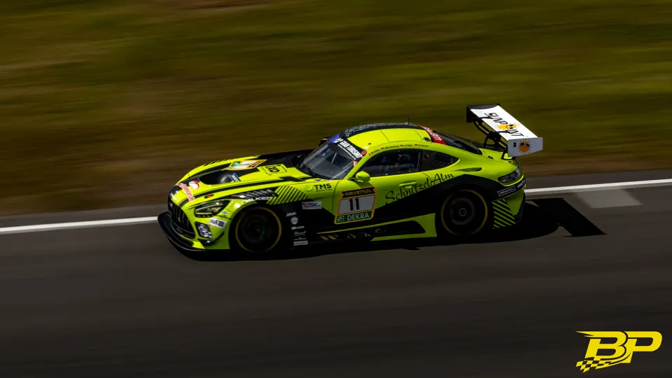 SR Motorsport by Schnitzelalm during 24H Nürburgring 2026 at Nurburgring, Germany, motorsport photography by Batuhan Pehlivan