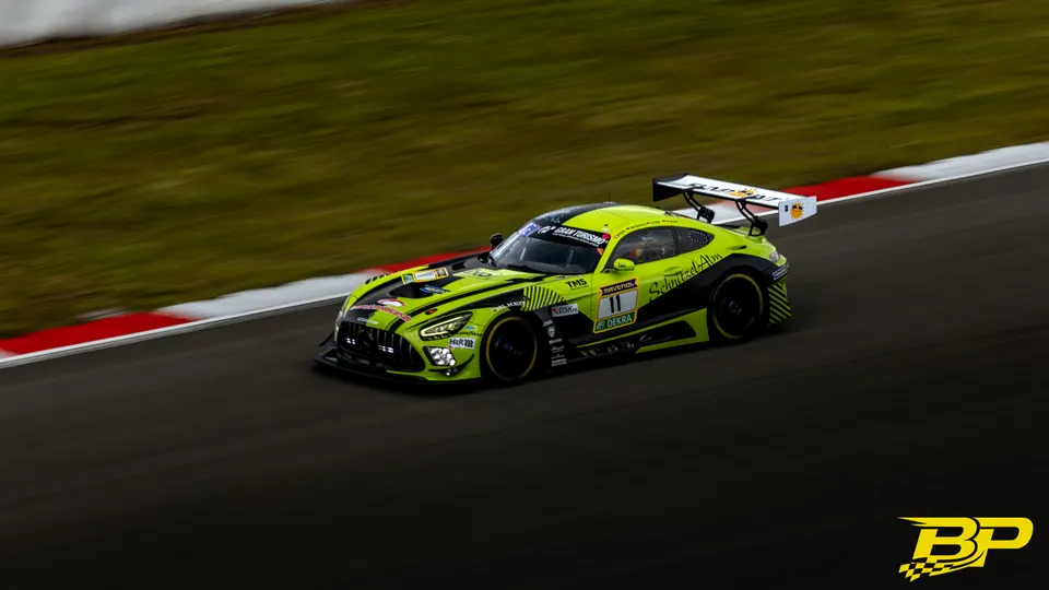 SR Motorsport by Schnitzelalm during 24H Nürburgring 2026 at Nurburgring, Germany, motorsport photography by Batuhan Pehlivan