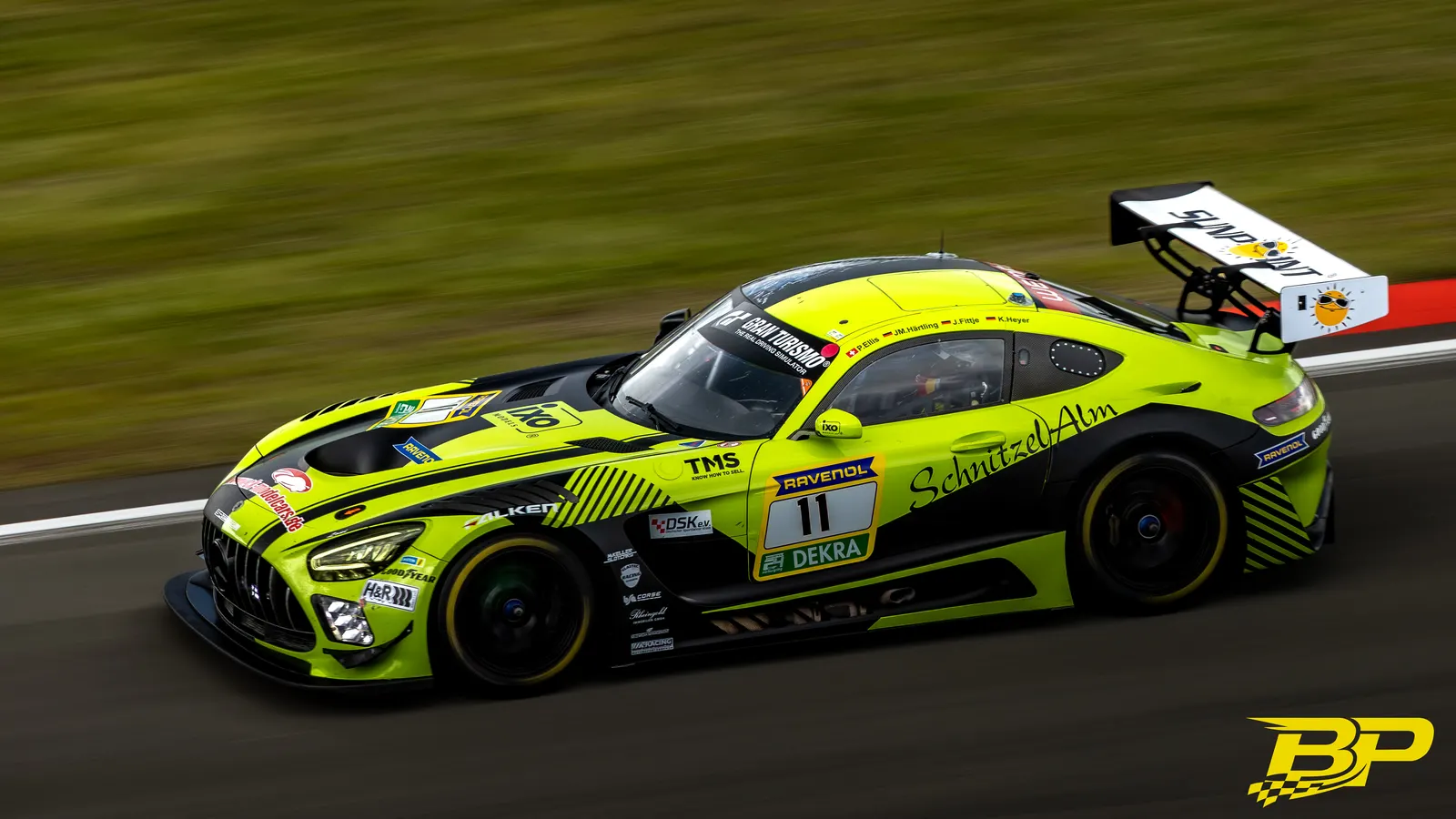 SR Motorsport by Schnitzelalm during 24H Nürburgring 2026 at Nurburgring, Germany, motorsport photography by Batuhan Pehlivan