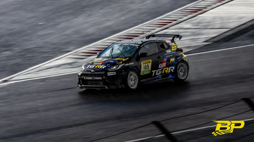 TOYOTA GAZOO ROOKIE Racing during 24H Nürburgring 2026 at Nurburgring, Germany, motorsport photography by Batuhan Pehlivan