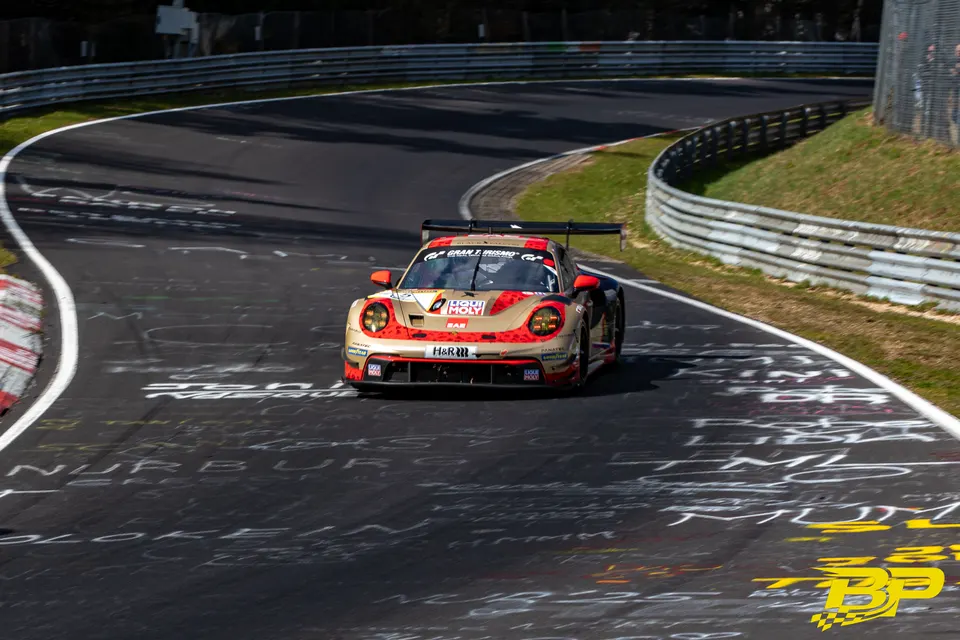 BLACK FALCON Team EAE during NLS 2 2026 at Nurburgring, Germany, motorsport photography by Batuhan Pehlivan