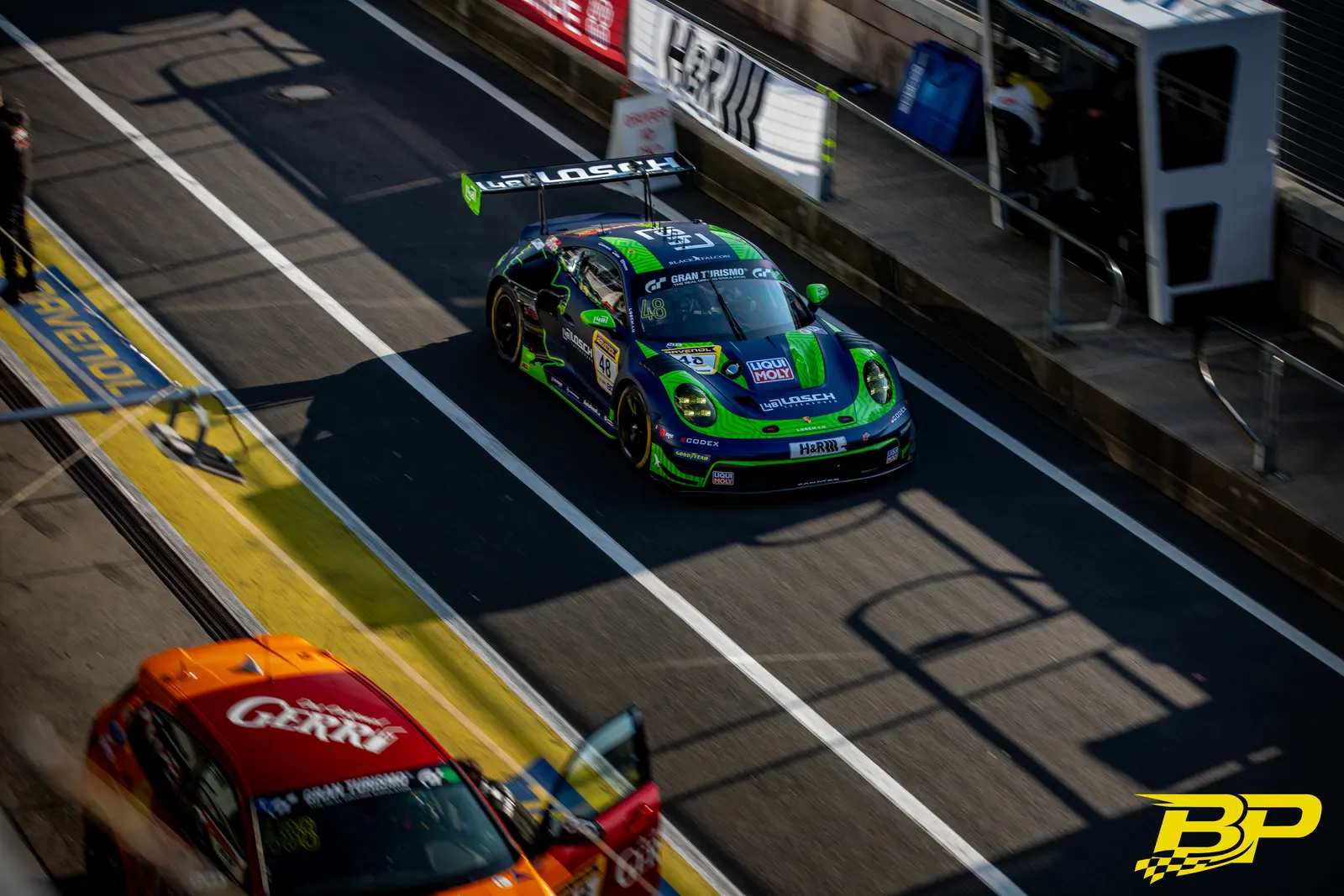 LOSCH Motorsport by BLACK FALCON during NLS 2 2026 at Nurburgring, Germany, motorsport photography by Batuhan Pehlivan
