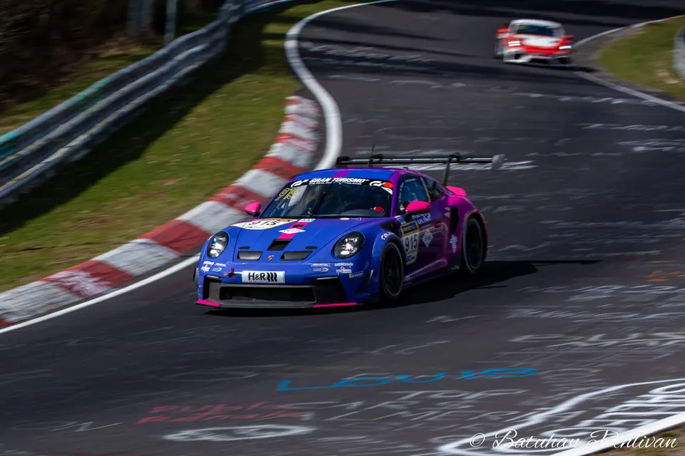 SRS Team Sorg Rennsport during NLS 2 2026 at Nurburgring, Germany, motorsport photography by Batuhan Pehlivan