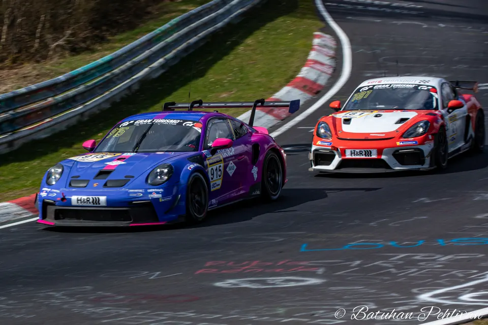 SRS Team Sorg Rennsport during NLS 2 2026 at Nurburgring, Germany, motorsport photography by Batuhan Pehlivan