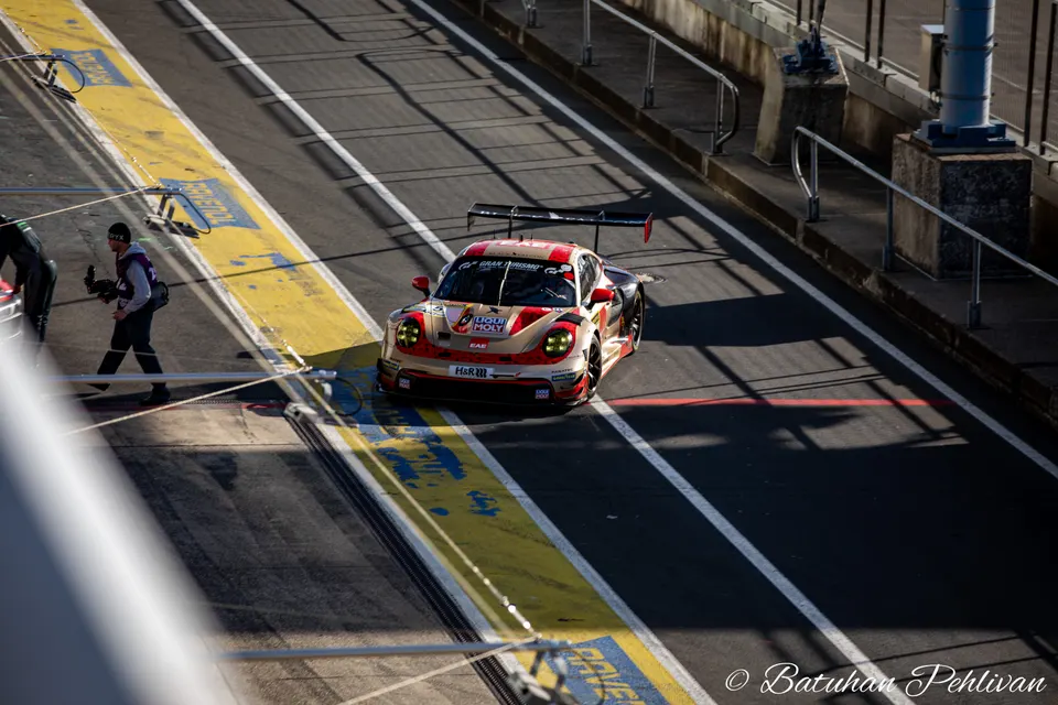 BLACK FALCON Team EAE during NLS 3 2026 at Nurburgring, Germany, motorsport photography by Batuhan Pehlivan