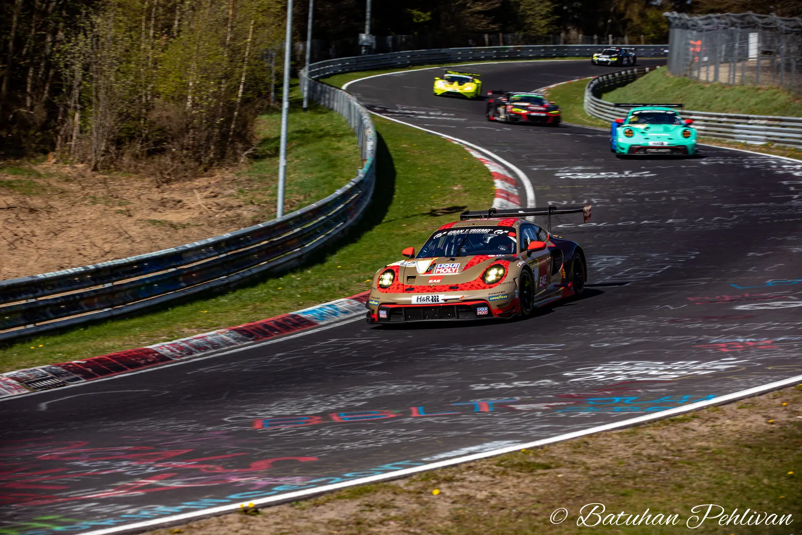 BLACK FALCON Team EAE during NLS 3 2026 at Nurburgring, Germany, motorsport photography by Batuhan Pehlivan