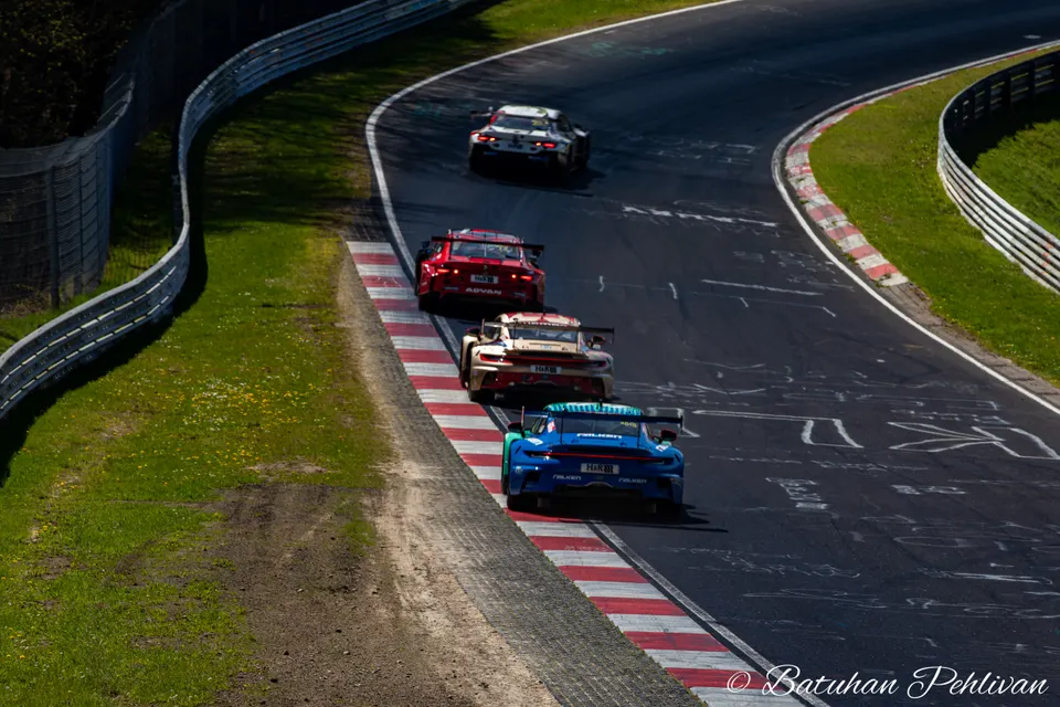 BLACK FALCON Team EAE during NLS 3 2026 at Nurburgring, Germany, motorsport photography by Batuhan Pehlivan