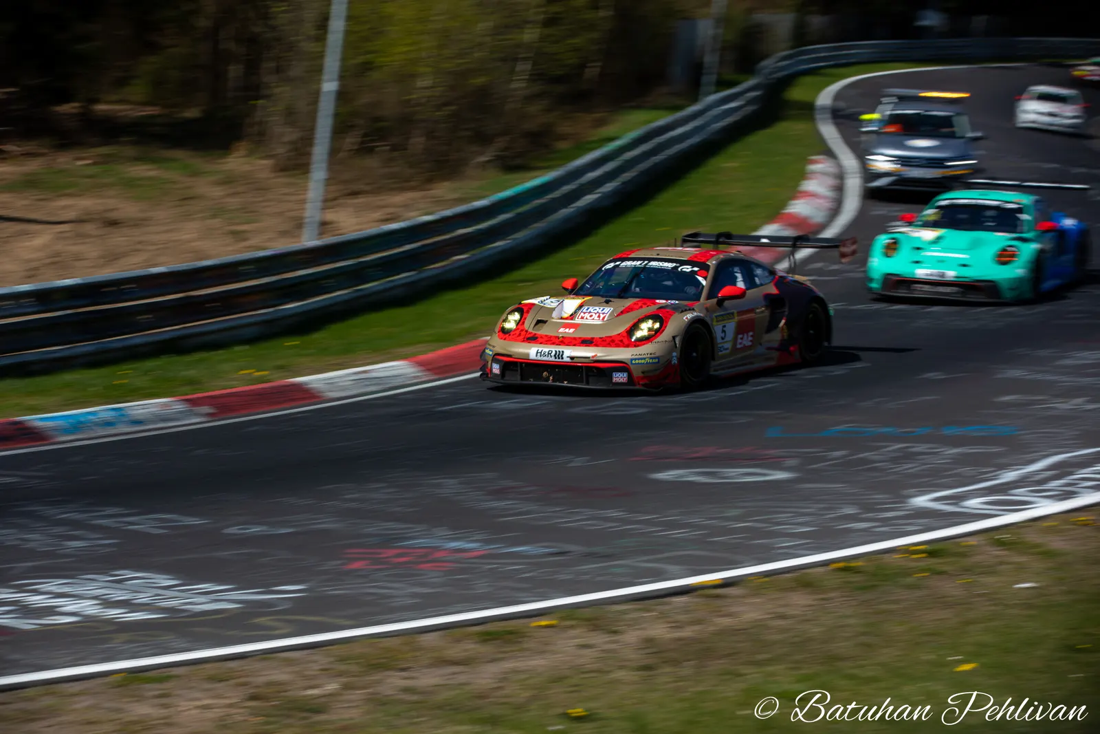 BLACK FALCON Team EAE during NLS 3 2026 at Nurburgring, Germany, motorsport photography by Batuhan Pehlivan