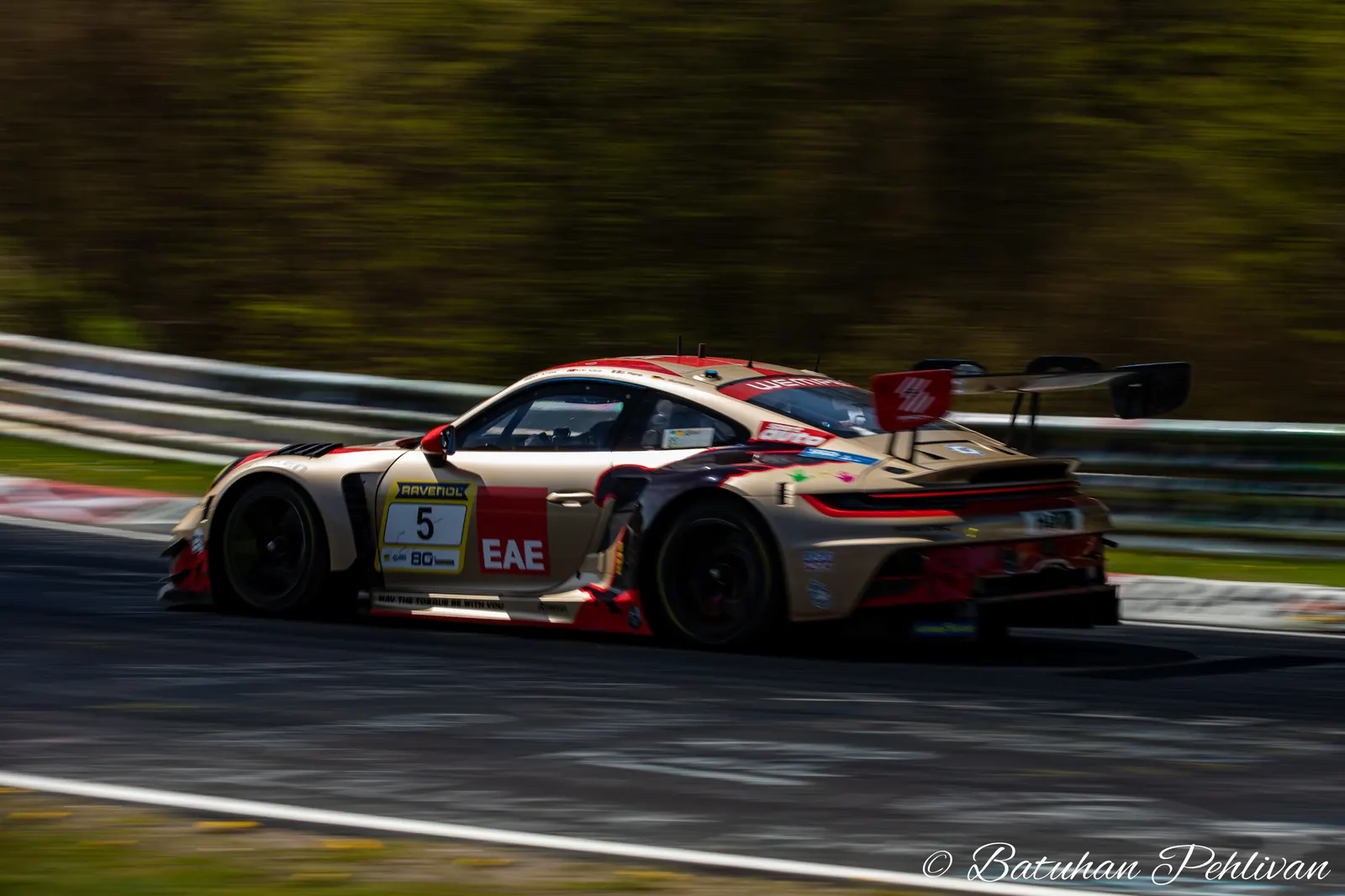 BLACK FALCON Team EAE during NLS 3 2026 at Nurburgring, Germany, motorsport photography by Batuhan Pehlivan
