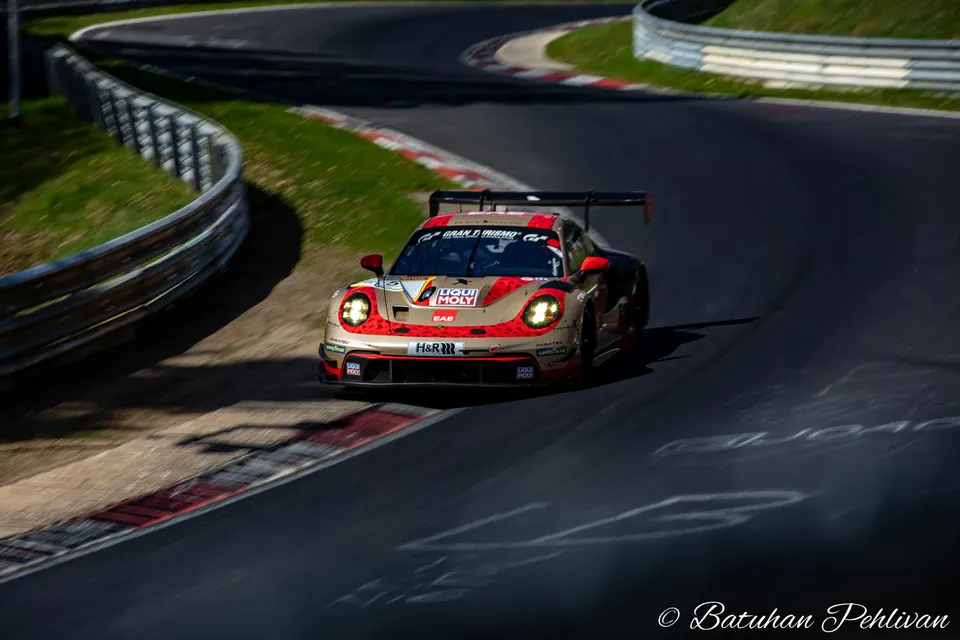 BLACK FALCON Team EAE during NLS 3 2026 at Nurburgring, Germany, motorsport photography by Batuhan Pehlivan