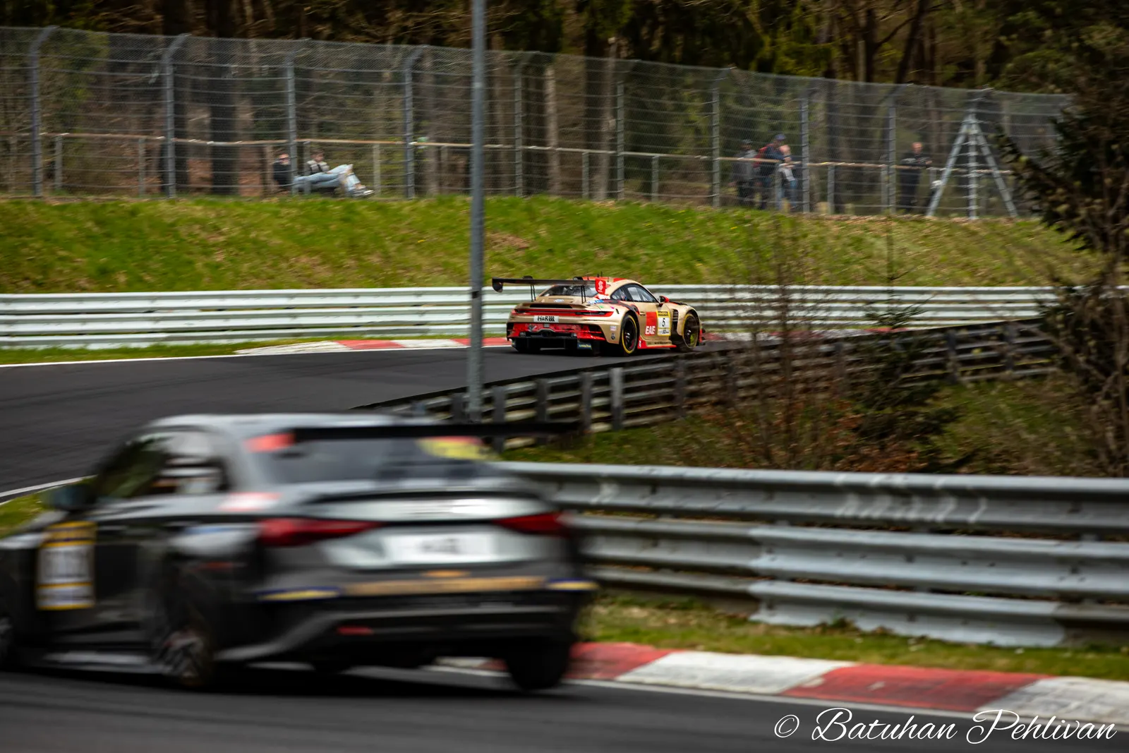BLACK FALCON Team EAE during NLS 3 2026 at Nurburgring, Germany, motorsport photography by Batuhan Pehlivan