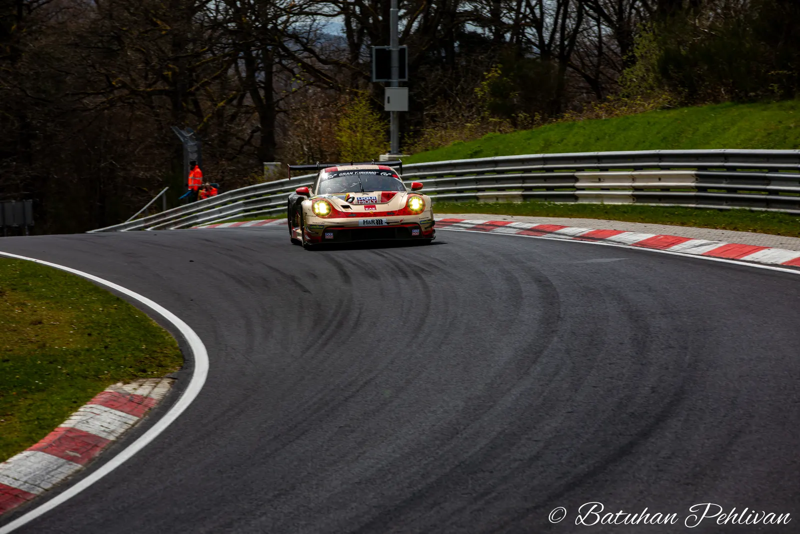 BLACK FALCON Team EAE during NLS 3 2026 at Nurburgring, Germany, motorsport photography by Batuhan Pehlivan