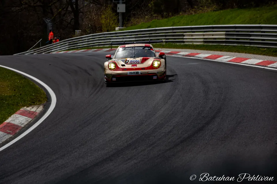 BLACK FALCON Team EAE during NLS 3 2026 at Nurburgring, Germany, motorsport photography by Batuhan Pehlivan