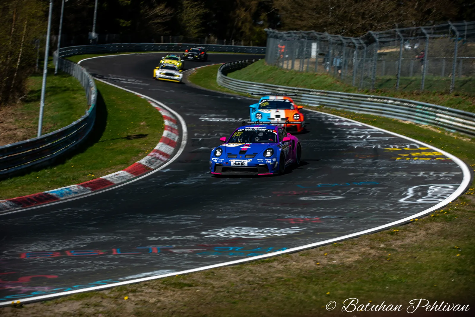SRS Team Sorg Rennsport during NLS 3 2026 at Nurburgring, Germany, motorsport photography by Batuhan Pehlivan