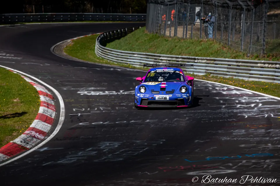 SRS Team Sorg Rennsport during NLS 3 2026 at Nurburgring, Germany, motorsport photography by Batuhan Pehlivan