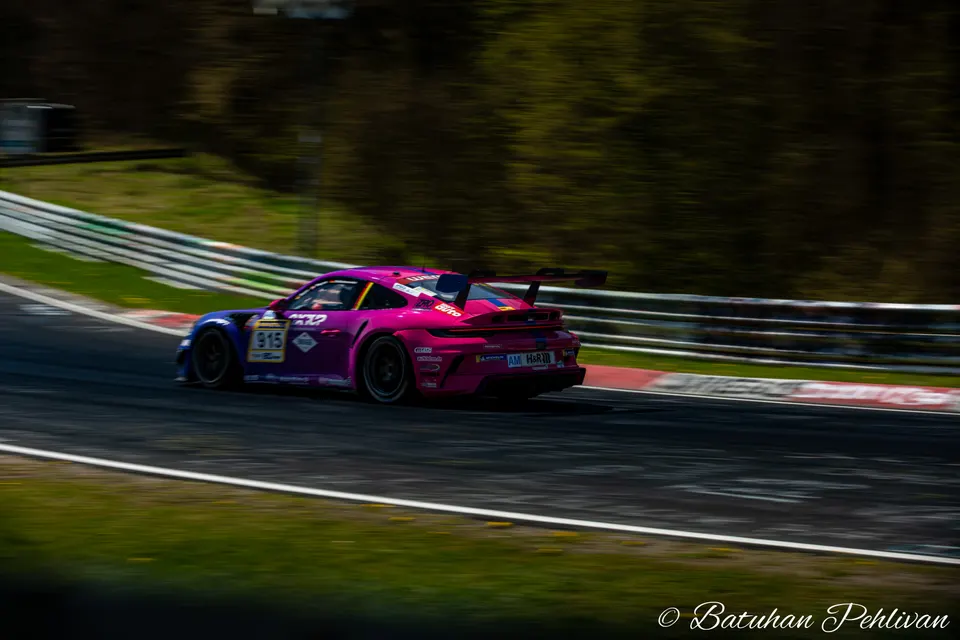 SRS Team Sorg Rennsport during NLS 3 2026 at Nurburgring, Germany, motorsport photography by Batuhan Pehlivan