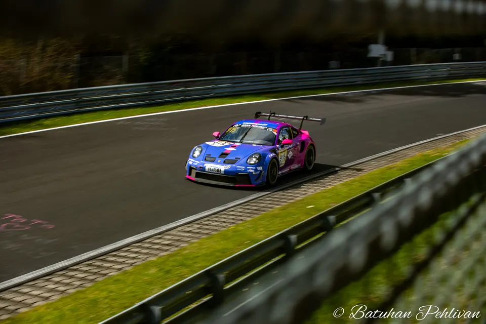 SRS Team Sorg Rennsport during NLS 3 2026 at Nurburgring, Germany, motorsport photography by Batuhan Pehlivan