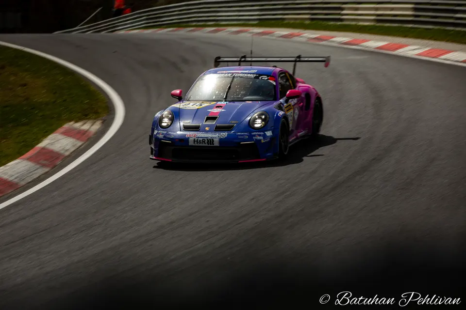 SRS Team Sorg Rennsport during NLS 3 2026 at Nurburgring, Germany, motorsport photography by Batuhan Pehlivan
