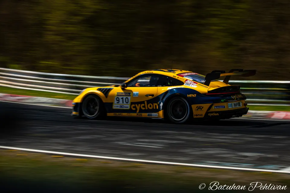Smyrlis Racing during NLS 3 2026 at Nurburgring, Germany, motorsport photography by Batuhan Pehlivan