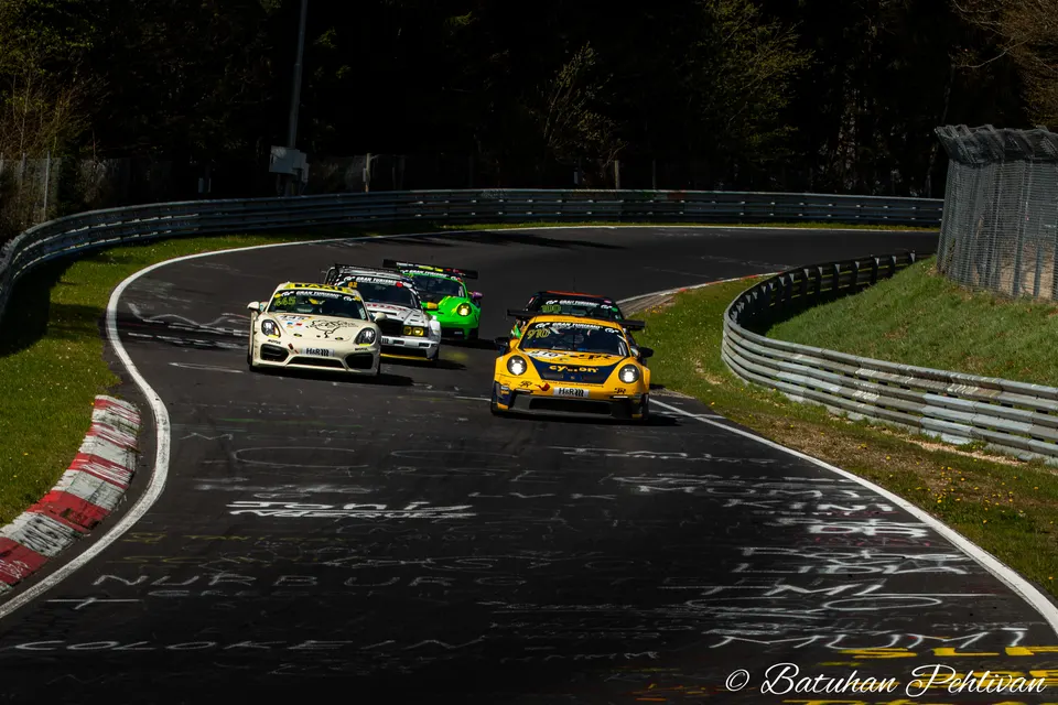 Smyrlis Racing during NLS 3 2026 at Nurburgring, Germany, motorsport photography by Batuhan Pehlivan