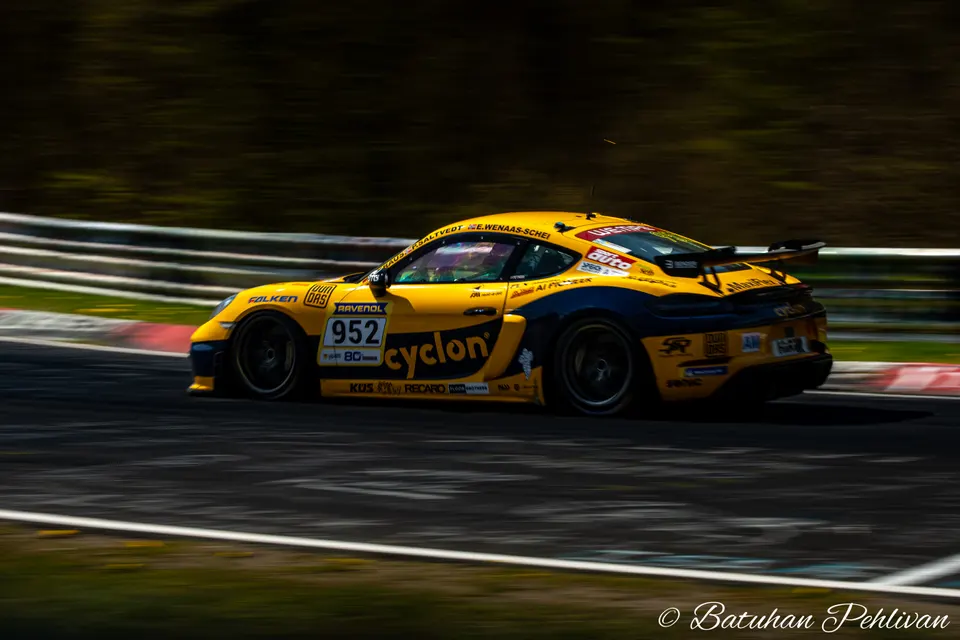 Smyrlis Racing during NLS 3 2026 at Nurburgring, Germany, motorsport photography by Batuhan Pehlivan