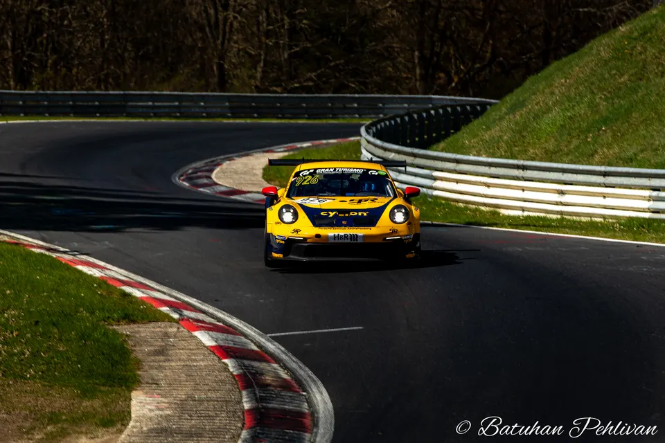 Smyrlis Racing during NLS 3 2026 at Nurburgring, Germany, motorsport photography by Batuhan Pehlivan