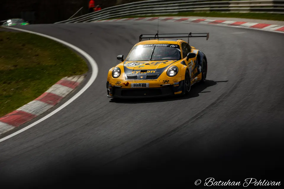 Smyrlis Racing during NLS 3 2026 at Nurburgring, Germany, motorsport photography by Batuhan Pehlivan